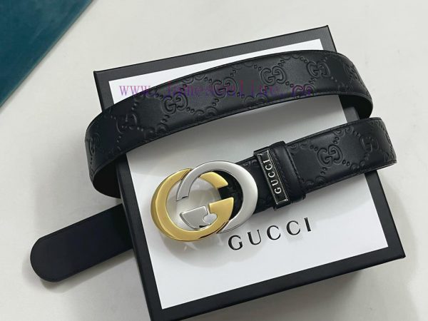 ￥ comes with a complete gift box Gucci. GucciFull set of 3.8cm imported calf leather embossi 9yuavmp0