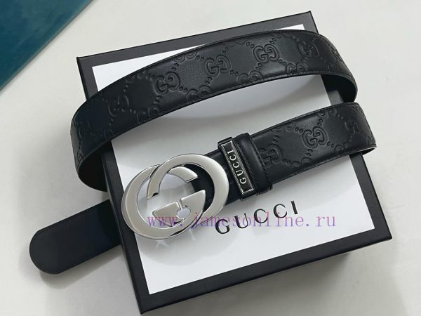 ￥ comes with a complete gift box Gucci. GucciFull set of 3.8cm imported calf leather embossi d30ym2jw
