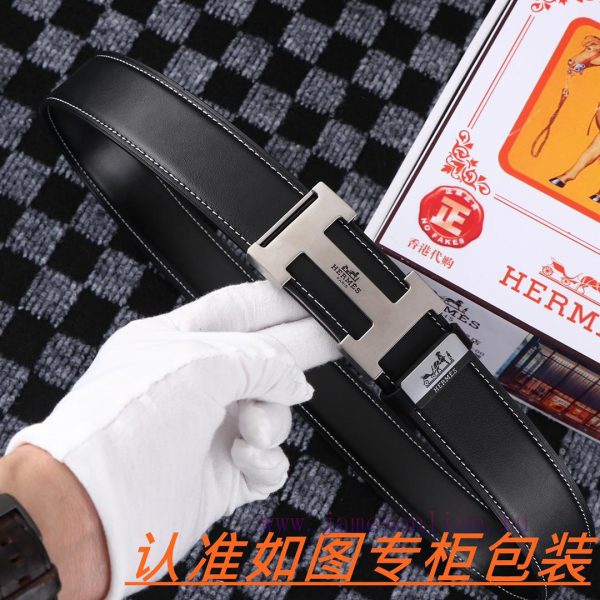 Men's belt HermesMen's leather belt is made of 100% head layer cowhide, ensuring that the 24 cgon9vsu - Image 5