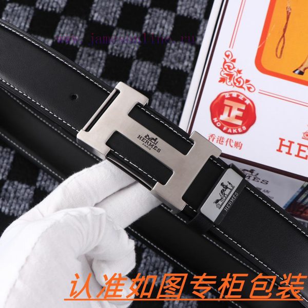 Men's belt HermesMen's leather belt is made of 100% head layer cowhide, ensuring that the 24 cgon9vsu - Image 8