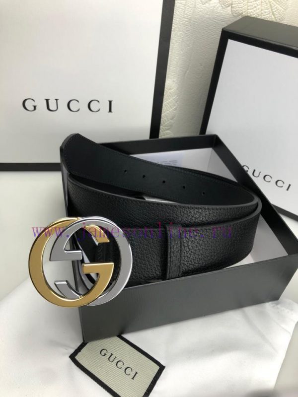 3.8cm, double-sided top-quality calf leather - pigskin pattern surface, soft and comfortable 4t45wb1s