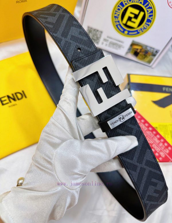 Belt FENDI Fendi ReproductionBelt made of 100% imported top layer cowhide, ensuring genuine kf2zvpfq - Image 5