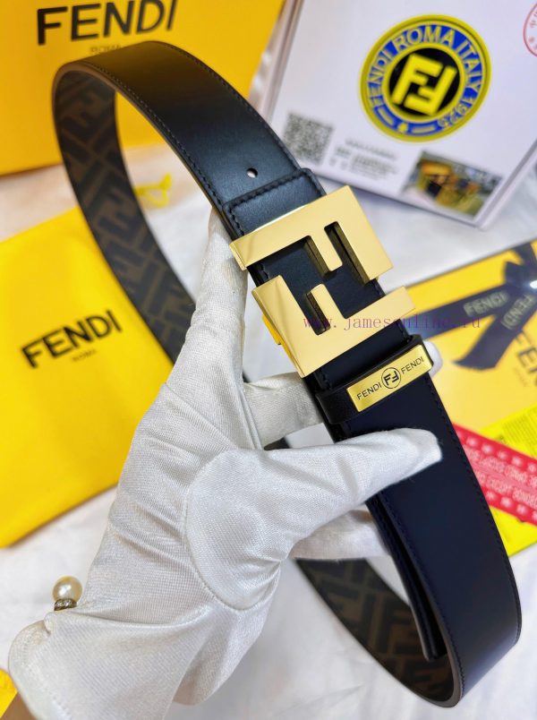 Belt FENDI Fendi ReproductionBelt made of 100% imported top layer cowhide, ensuring genuine 65h4c05q - Image 6
