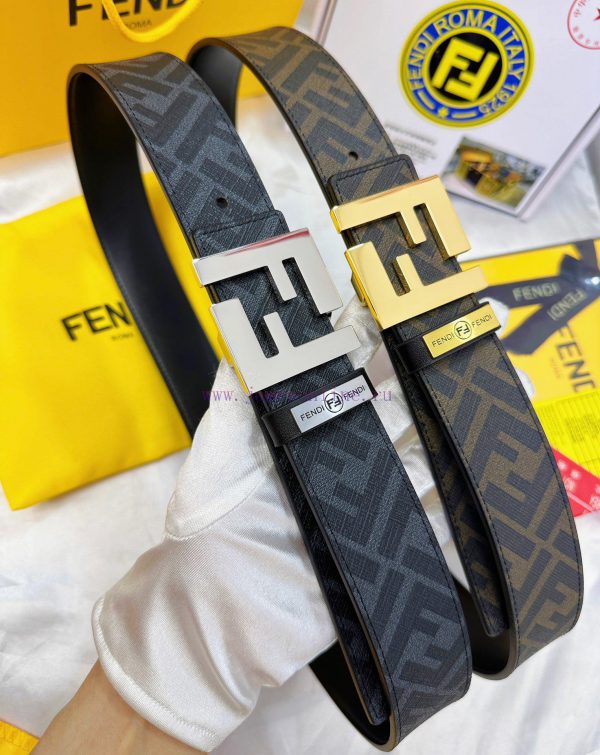 Belt FENDI Fendi ReproductionBelt made of 100% imported top layer cowhide, ensuring genuine 65h4c05q - Image 9