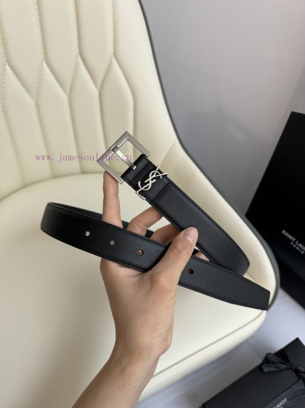 Female version Y.S.LFull width 3.0 casual belt series with simple metal logo, showcasing a f 2dpt9ees - Image 6