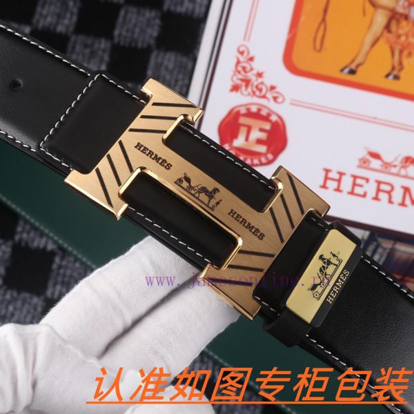Men's belt HermesMen's leather belt is made of 100% head layer cowhide, ensuring that the 24 up5utmzm - Image 8