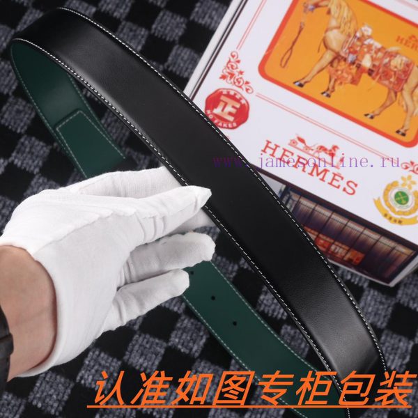 Men's belt HermesMen's leather belt is made of 100% head layer cowhide, ensuring that the 24 up5utmzm - Image 9