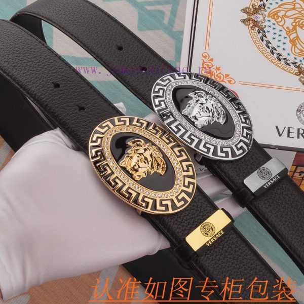 Belt belt Versace cowhide beltMen's belt material: 100% head layer cowhide belt, guaranteed d26tcumm