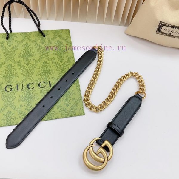 3.0cm Gucci new belt, double-sided top layer cowhide material, length 0.75.80.85.90. Euro, c isohr9cc - Image 8
