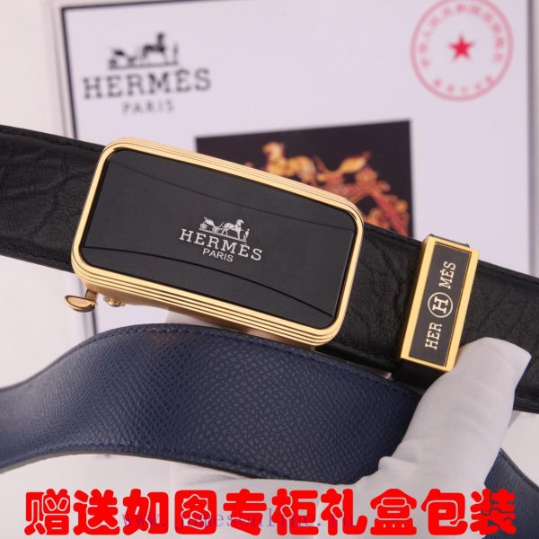 Belt Hermes Her.. Mes ️ Automatic deductionBelt made of 100% head layer cowhide, automatical 5kh20syx - Image 8