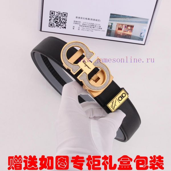 Belt Feilagumu automatic buckleBelt made of 100% head layer cowhide, automatically fitted to i8nqlura - Image 4