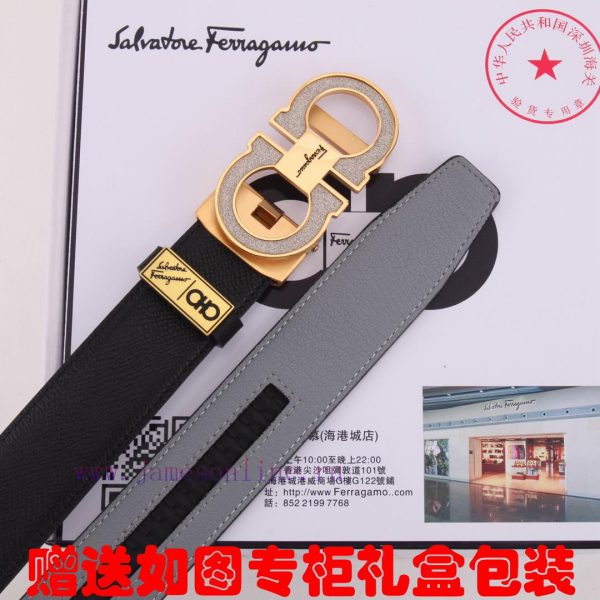 Belt Feilagumu automatic buckleBelt made of 100% head layer cowhide, automatically fitted to i8nqlura - Image 9