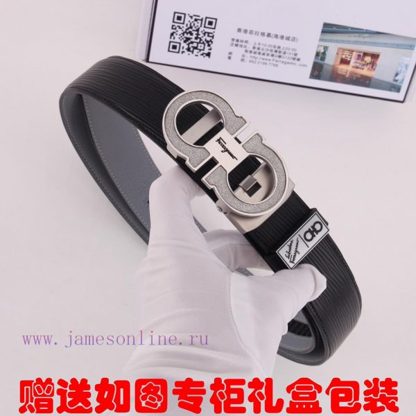 Belt Feilagumu automatic buckleBelt made of 100% head layer cowhide, automatically fitted to 3daw9hjo - Image 4