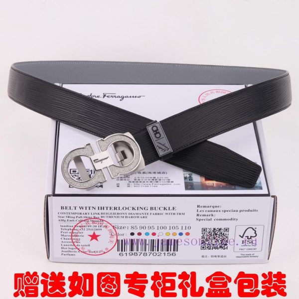 Belt Feilagumu automatic buckleBelt made of 100% head layer cowhide, automatically fitted to 3daw9hjo - Image 10