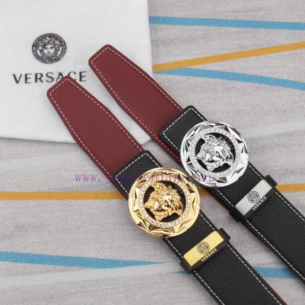 Belt belt Versace cowhide beltMen's belt material: 100% head layer cowhide belt, guaranteed dyqcz5x4 - Image 10