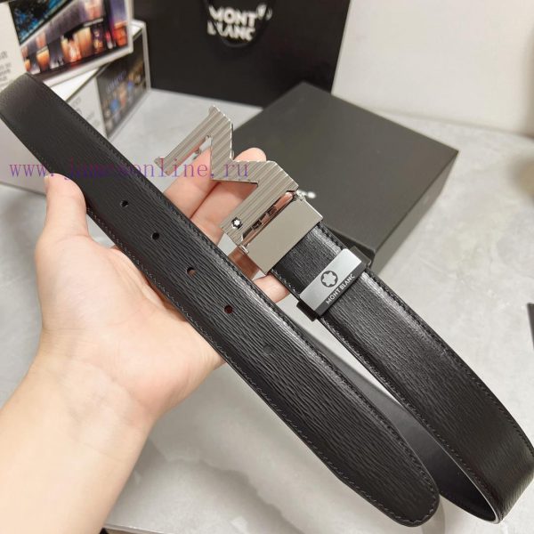 MontblancMaterial: Leather Belt with 100% Head Layer. The leather belt is guaranteed to be g ywvw7aeb - Image 8