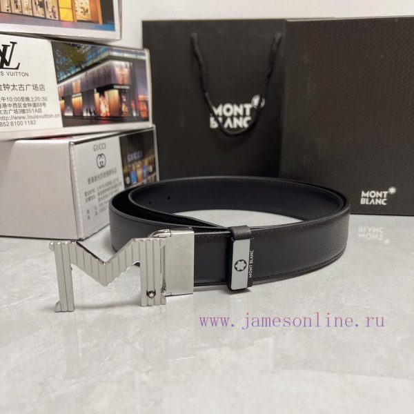 MontblancMaterial: Leather Belt with 100% Head Layer. The leather belt is guaranteed to be g ywvw7aeb - Image 10