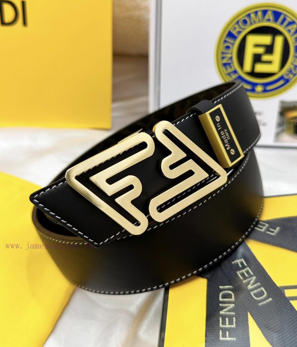 Belt FENDI Fendi ReproductionBelt made of 100% top layer cowhide, ensuring genuine leather d h4xcxkps - Image 3