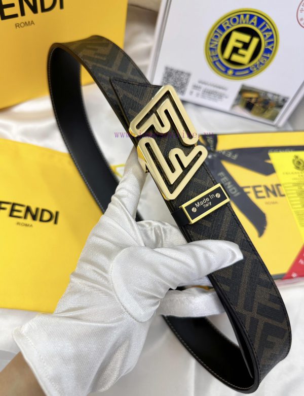 Belt FENDI Fendi ReproductionBelt made of 100% top layer cowhide, ensuring genuine leather d 9ypo0j4j - Image 5