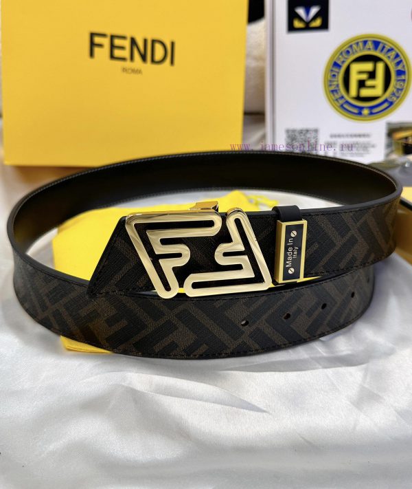 Belt FENDI Fendi ReproductionBelt made of 100% top layer cowhide, ensuring genuine leather d h4xcxkps - Image 6