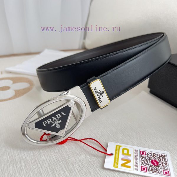 Prada. Prada Belt Automatic BeltAutomatic belt, classic pure steel material automatic buckle g7cbhxeq