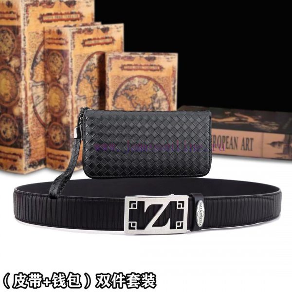 Belt and wallet two-piece setWooden box with accompanying picturesJohnny's Belt and Wallet S lr7cd6sg - Image 10