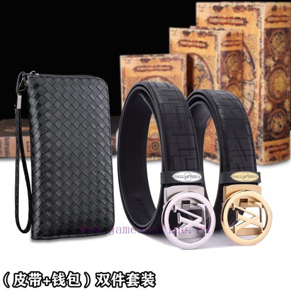 Belt and wallet two-piece setWooden box with accompanying picturesL @ V belt+wallet setBuckl ni54tq2z - Image 10
