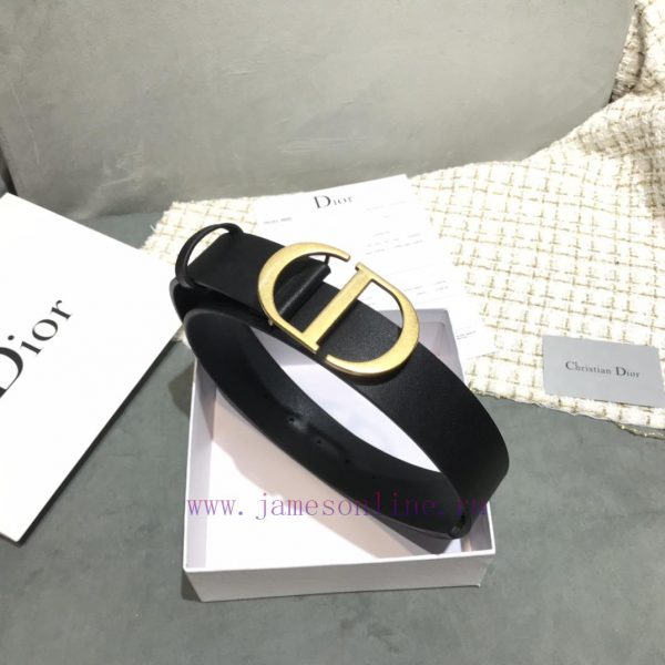 D iorc D classic logo retro copper buckle nude pink calf leather soft waist belt 2.0cm, 3.0c 00wdtyfb