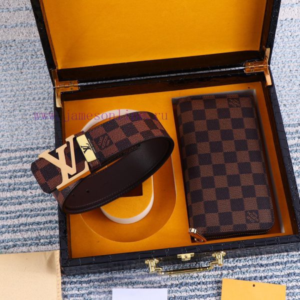 LV... Louis Vuitton Belt Gift Box SetThe material is made of 100% top layer cowhide, ensurin zwipxlwm - Image 7