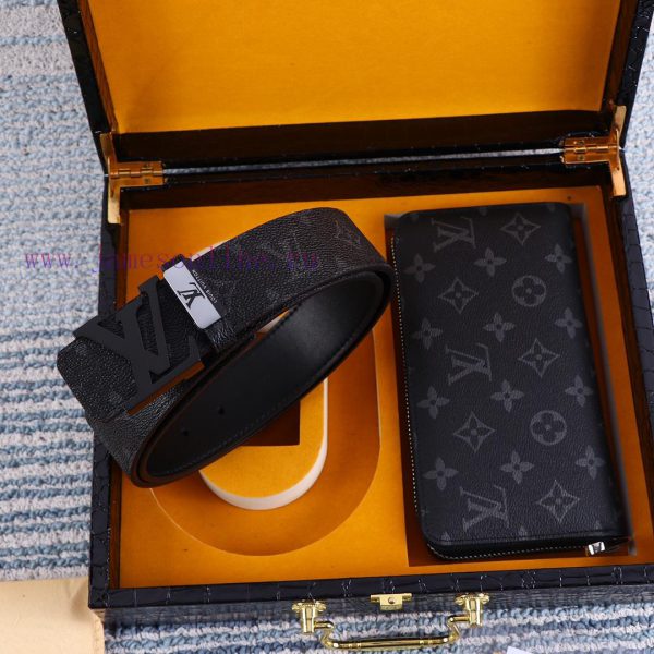 LV... Louis Vuitton Belt Gift Box SetThe material is made of 100% top layer cowhide, ensurin uowagsas - Image 9