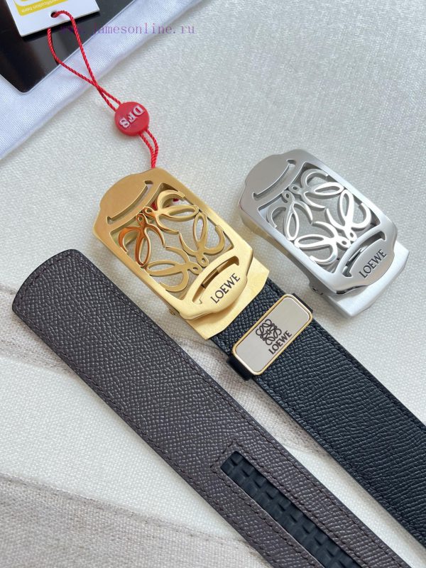 Luo Yiwei Loewe Belt ️ Automatic BeltPure steel material glossy automatic buckle, automatic k75qpzlv - Image 7