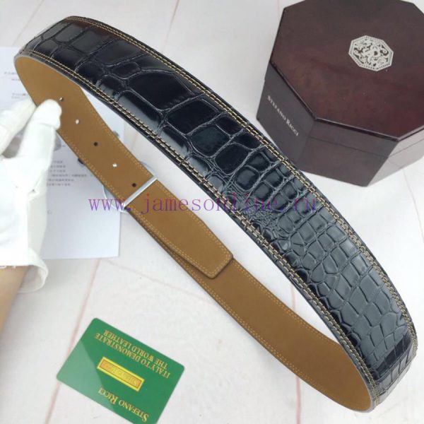 Stephen Stefaoo Ricci️New crocodile patternGrade: Italian imported 100% top layer cowhide, S 8e6818jz - Image 9
