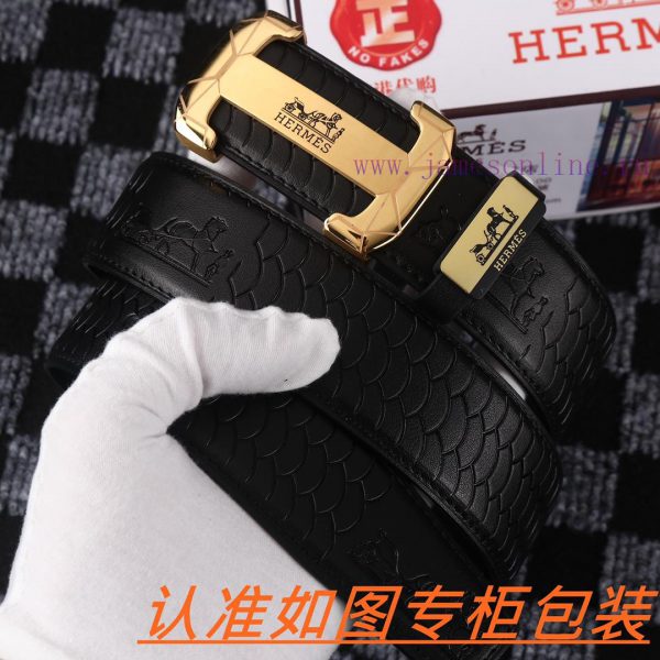 Men's belt HermesMen's leather belt is made of 100% head layer cowhide, ensuring that the 24 y36ug6df