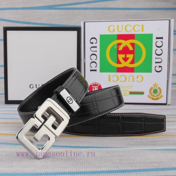 Belt and belt Gucci automatic leather beltMen's belt material: 100% head layer cowhide belt, cad6sau8
