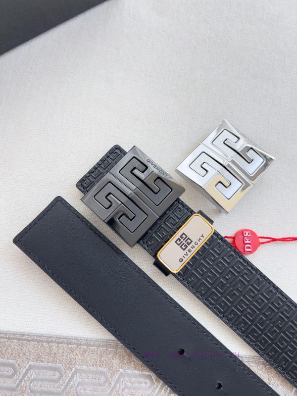 Givenchy GIVENCHY Belt ️ BeltHanging buckle, pure steel material buckle head, double-sided c 182ohn9e - Image 10