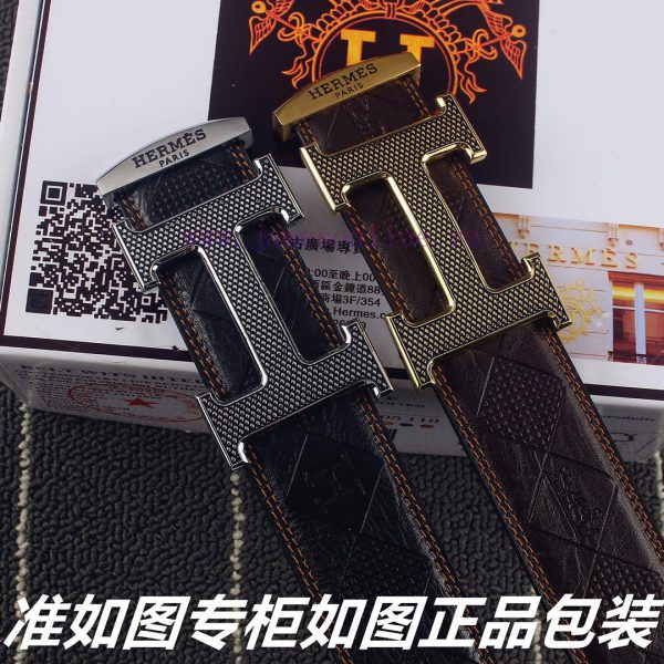Hermes HER MES️Identify and receive a punch as a giftThe material is a 100% top layer cowhid qjchyrtr