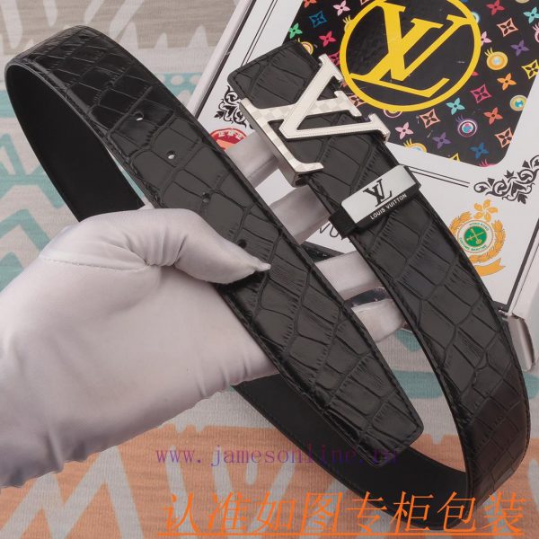 Belt and belt LV Louis Vuitton cowhide beltMen's belt material: 100% head layer cowhide belt 31clugvi - Image 7