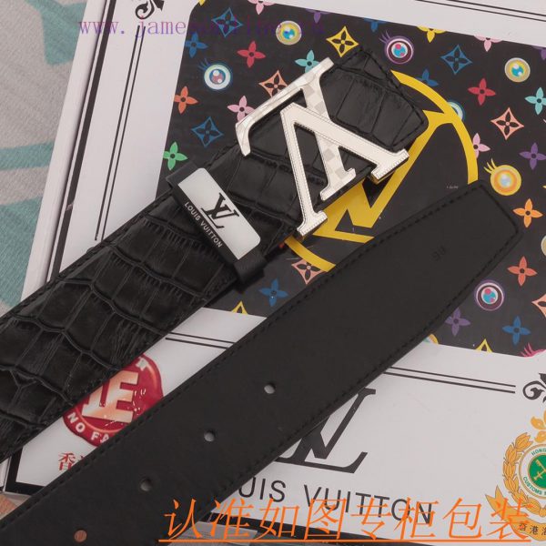 Belt and belt LV Louis Vuitton cowhide beltMen's belt material: 100% head layer cowhide belt inezny3b - Image 9