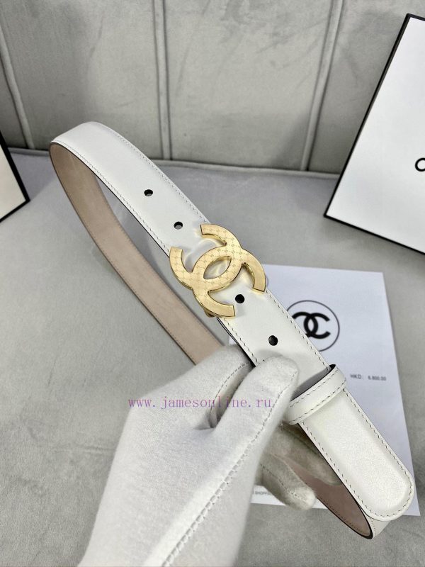 Width 3.0cm Chanel imported calf leather lining original frosted bottom, decorated with gold 037d1qwj - Image 7