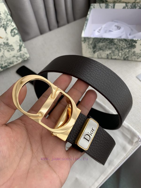 Dior Dior.️Buckle, original classic buckle, photographed in real life, top layer cowhideThe 3fkoxes9