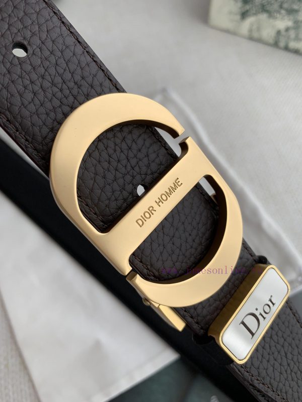 Dior Dior.️Buckle, original classic buckle, photographed in real life, top layer cowhideThe 26755ac2 - Image 4