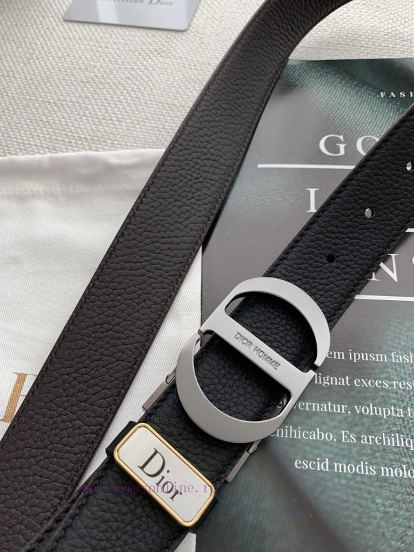 Dior Dior.️Buckle, original classic buckle, photographed in real life, top layer cowhideThe mcsqz2gg - Image 7