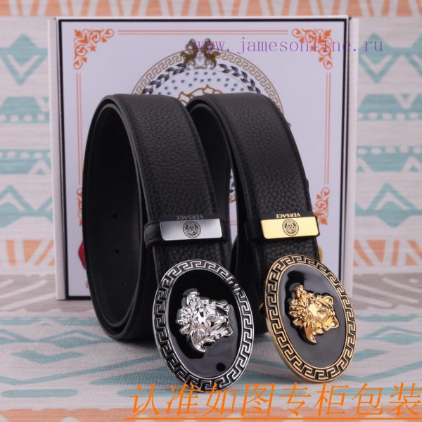 Belt belt Versace cowhide beltMen's belt material: 100% head layer cowhide belt, guaranteed 3k0njg5a