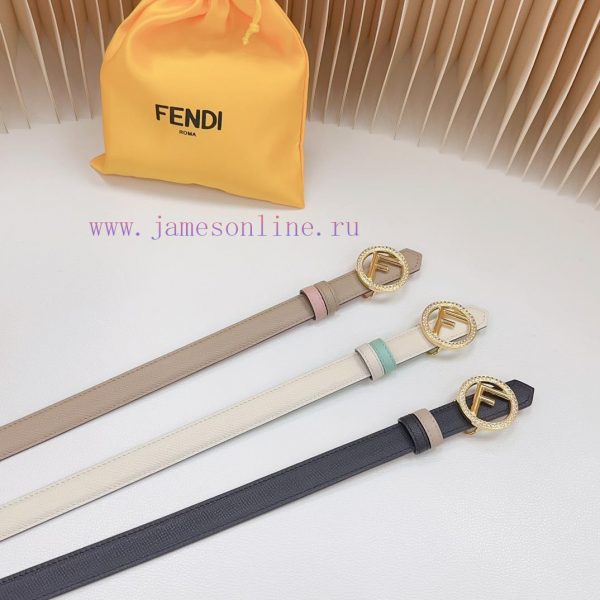 2.0cm Fendi official website new model, double-sided top layer cowhide material, length. 75. 7hq0bc61