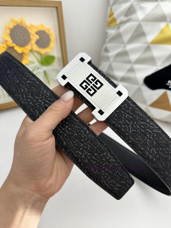 Givenchy beltMaterial: Leather Belt with 100% Head Layer. The leather belt is guaranteed to f6bg3pqs - Image 4