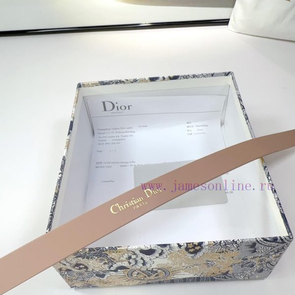 1.5cm Dior new belt, double-sided top layer cowhide material, length 75.80.85.90.95.100 euro b5sg8n41 - Image 10
