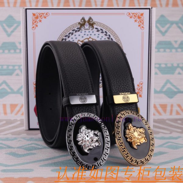 Belt belt Versace cowhide beltMen's belt material: 100% head layer cowhide belt, guaranteed c1yvutzv