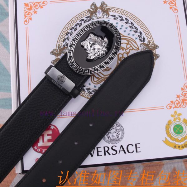 Belt belt Versace cowhide beltMen's belt material: 100% head layer cowhide belt, guaranteed c1yvutzv - Image 10