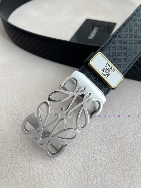 Luo Yiwei Loewe Belt ️ Automatic BeltPure steel material glossy automatic buckle, automatic vtrjzml3 - Image 8