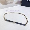 Chanel 1.5cm chain style Chanel belt, double-sided top layer cowhide material, length. 758.8 a232mslz